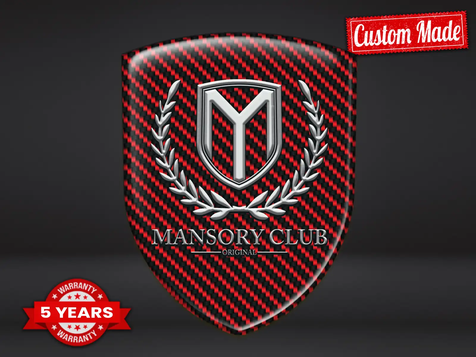 Mansory Emblèmes Silicone Auto Sport Qualité Pro